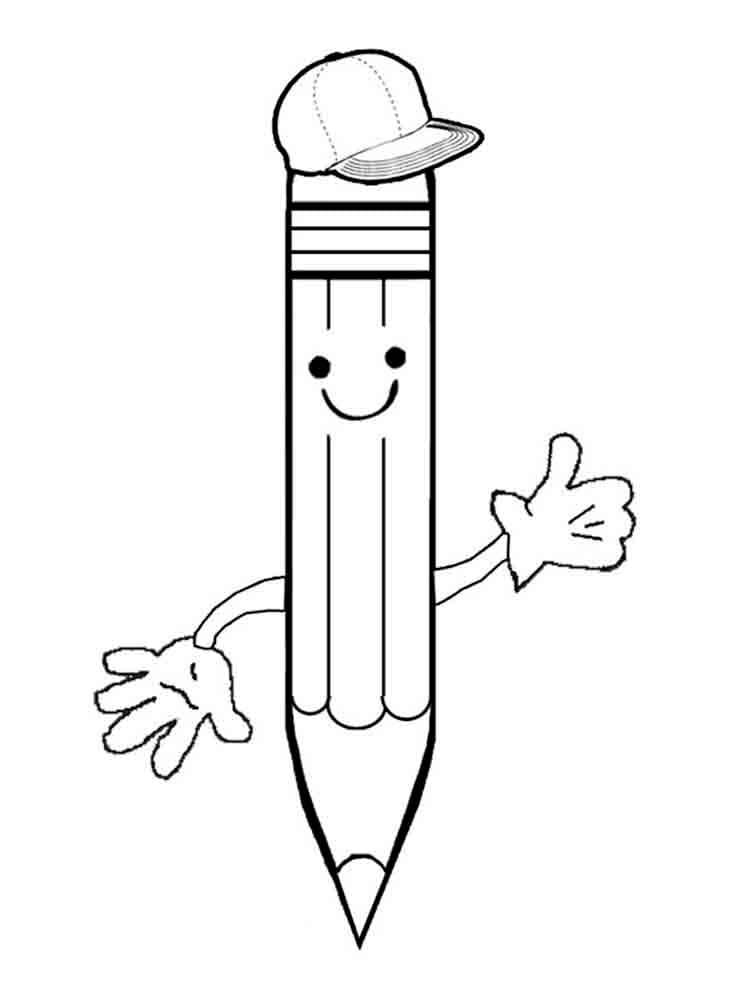 Pencil coloring pages printable for free download