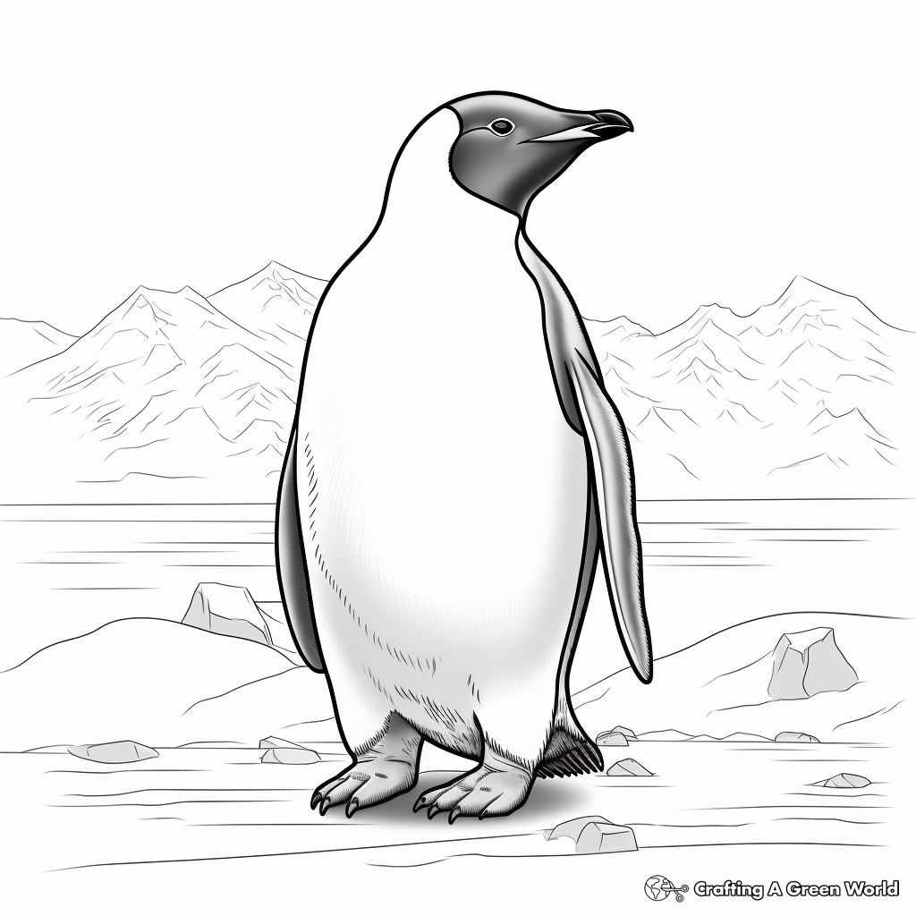 Penguin coloring pages