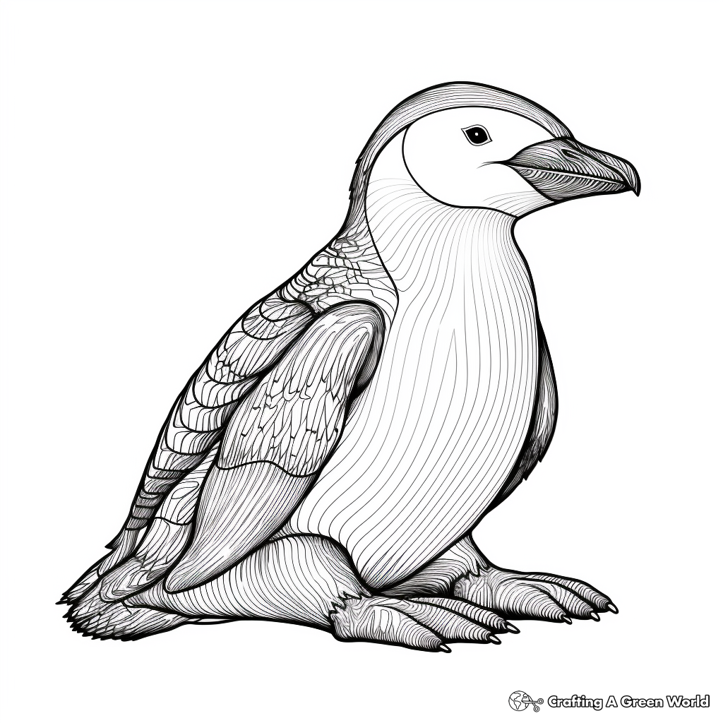 Penguin coloring pages