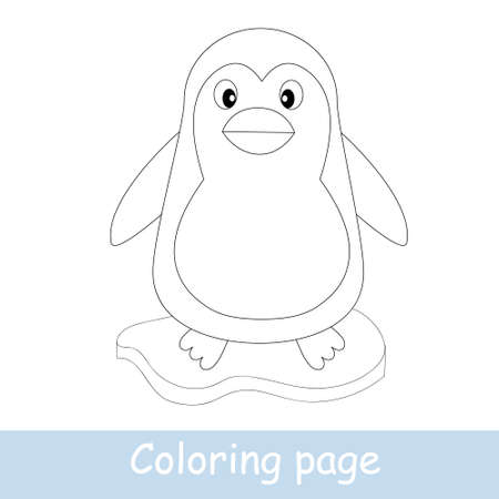 Penguin coloring stock illustrations cliparts and royalty free penguin coloring vectors