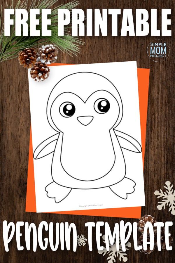 Free printable penguin template â simple mom project