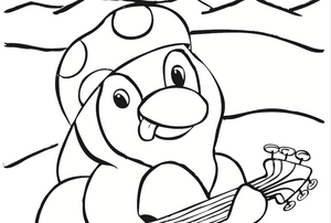 Penguin coloring sheet free printable â par