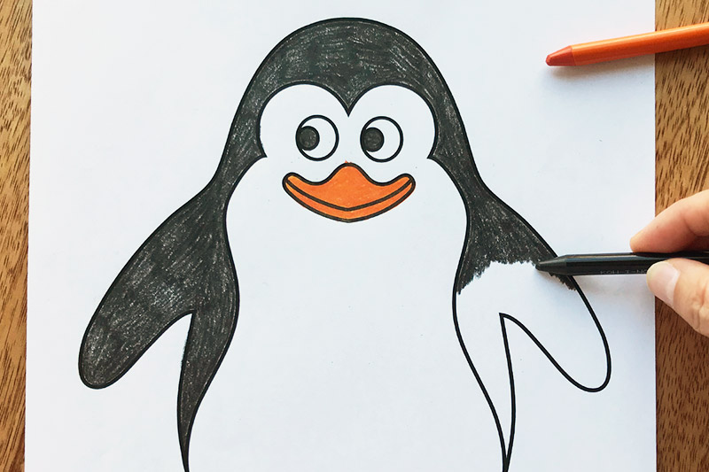 Penguin free printable templates coloring pages