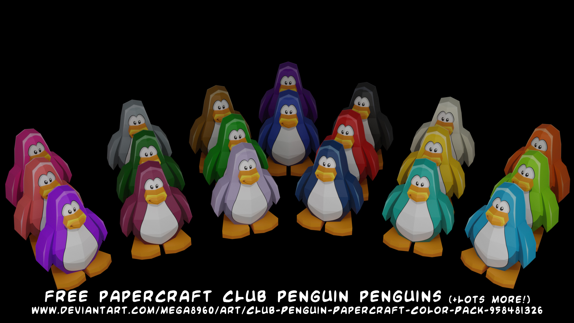 Papercraft weblog free cute club penguin papercrafts