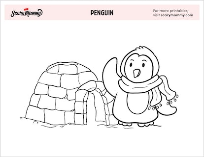 These penguin coloring pages are the perfect ice breaker for kid parties