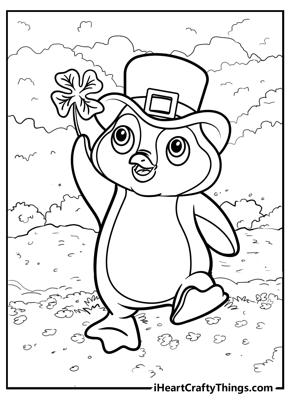 Penguin coloring pages free printables