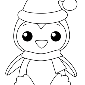 Penguin coloring pages printable for free download