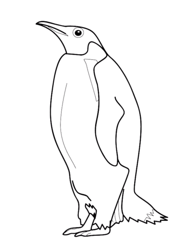 Penguin coloring page from penguins category select from printable crafts of cartoons nature animals bible and many more â