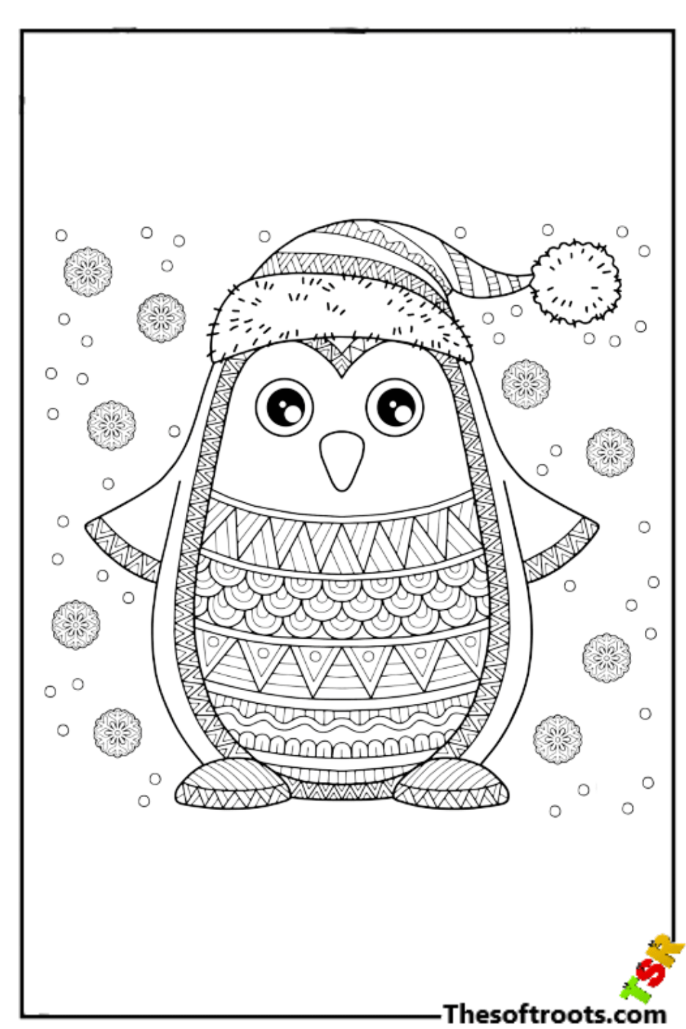 Penguin coloring pages rkidscoloringpages