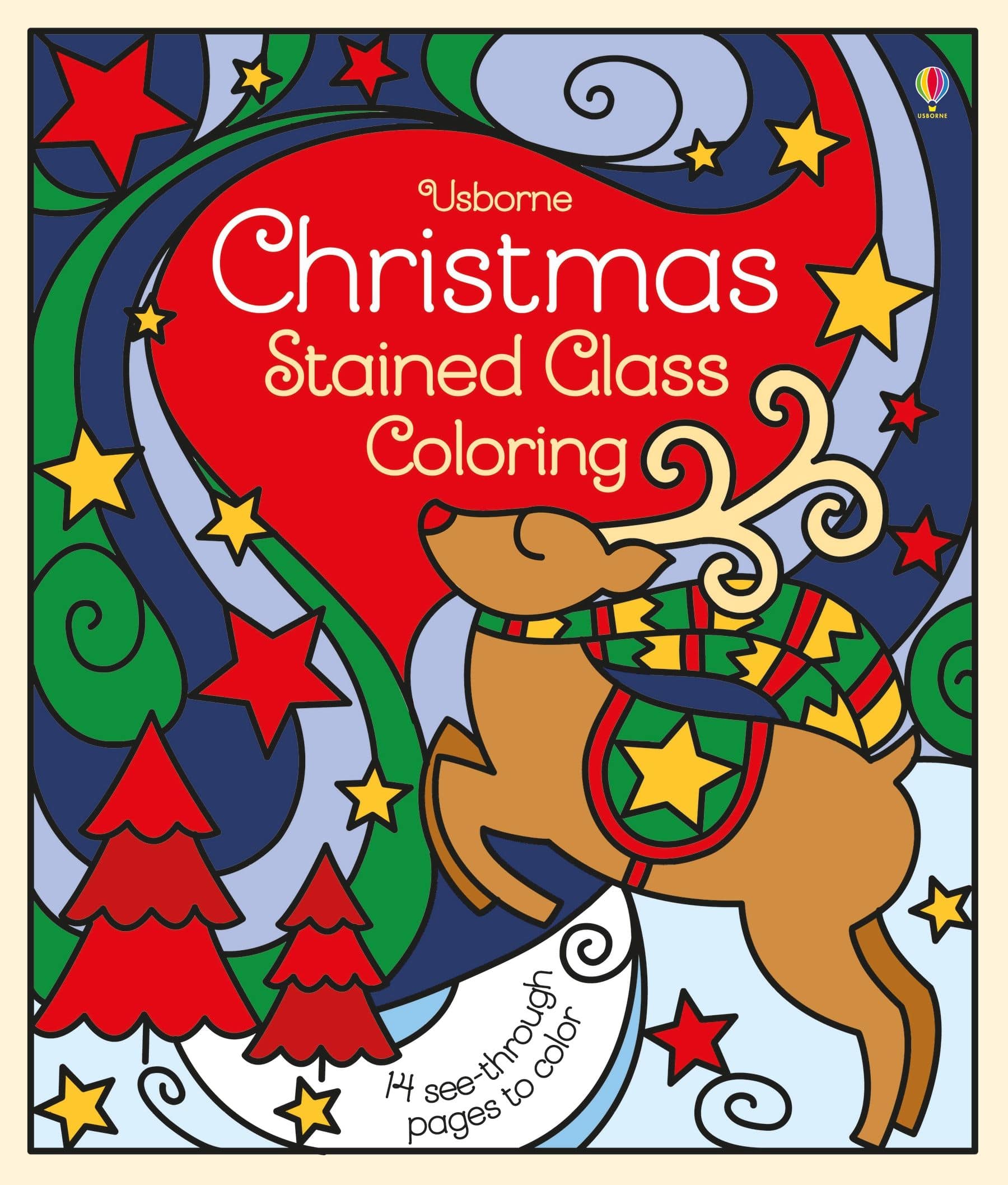 Stained glass christmas coloring book â little miss muffin children home