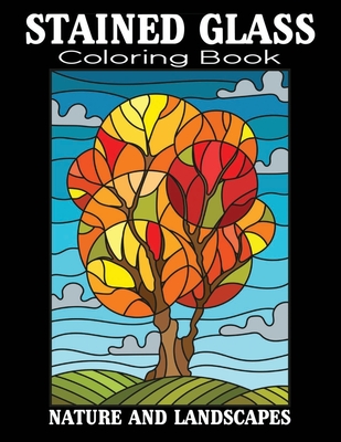 Stained glass coloring book paperback penguin bookshop