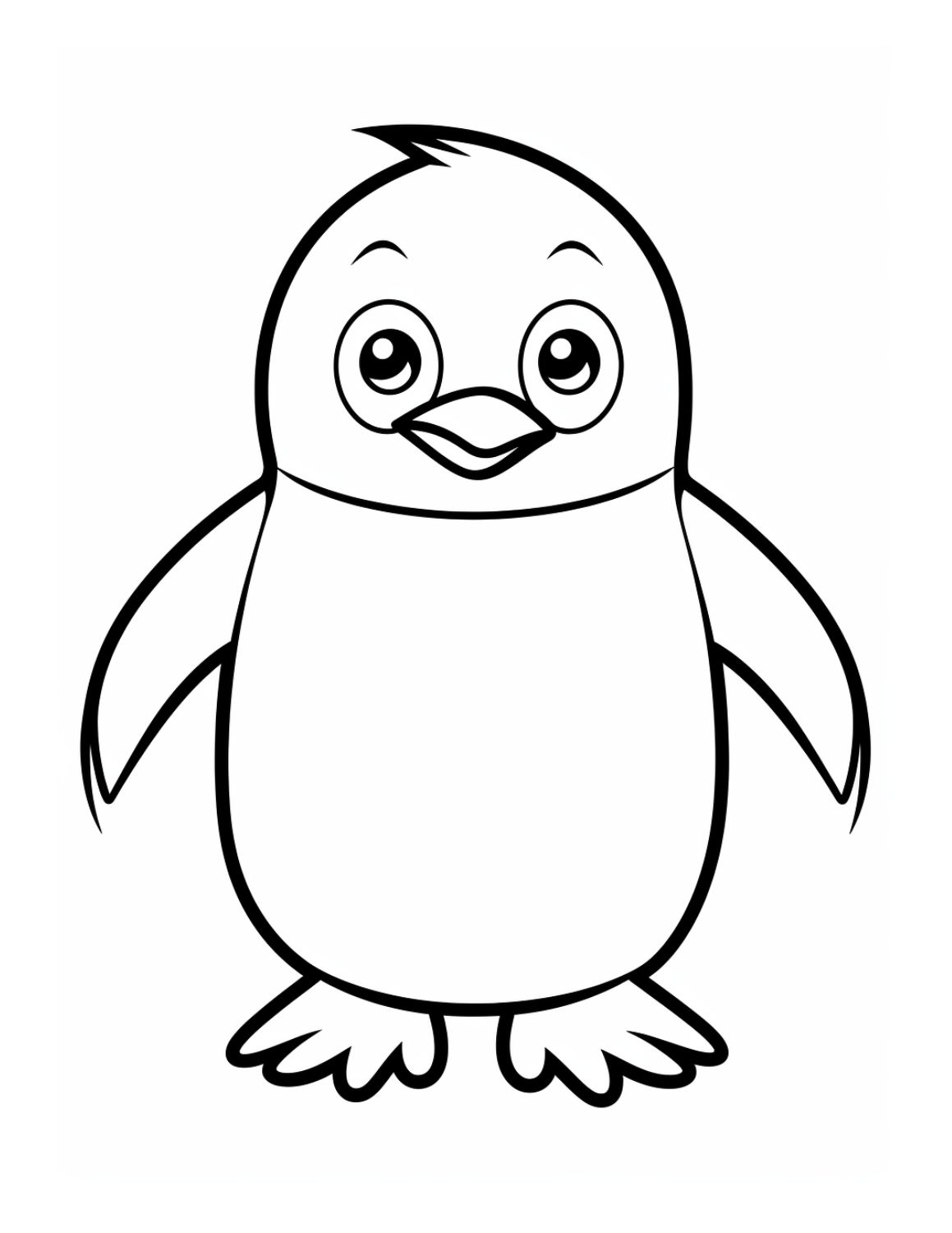 Free printable penguin coloring pages for kids skip to my lou