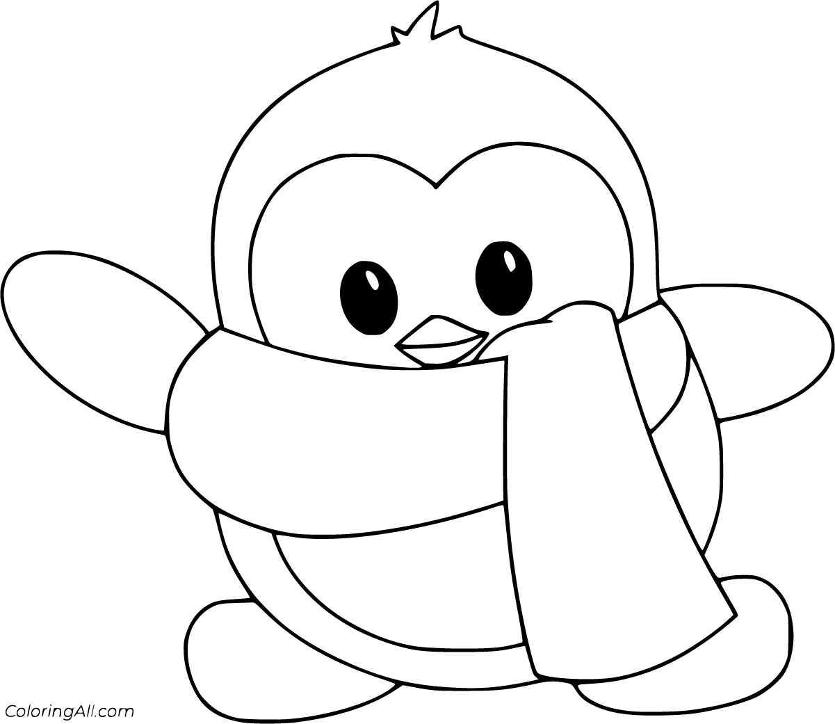 Penguin coloring pages