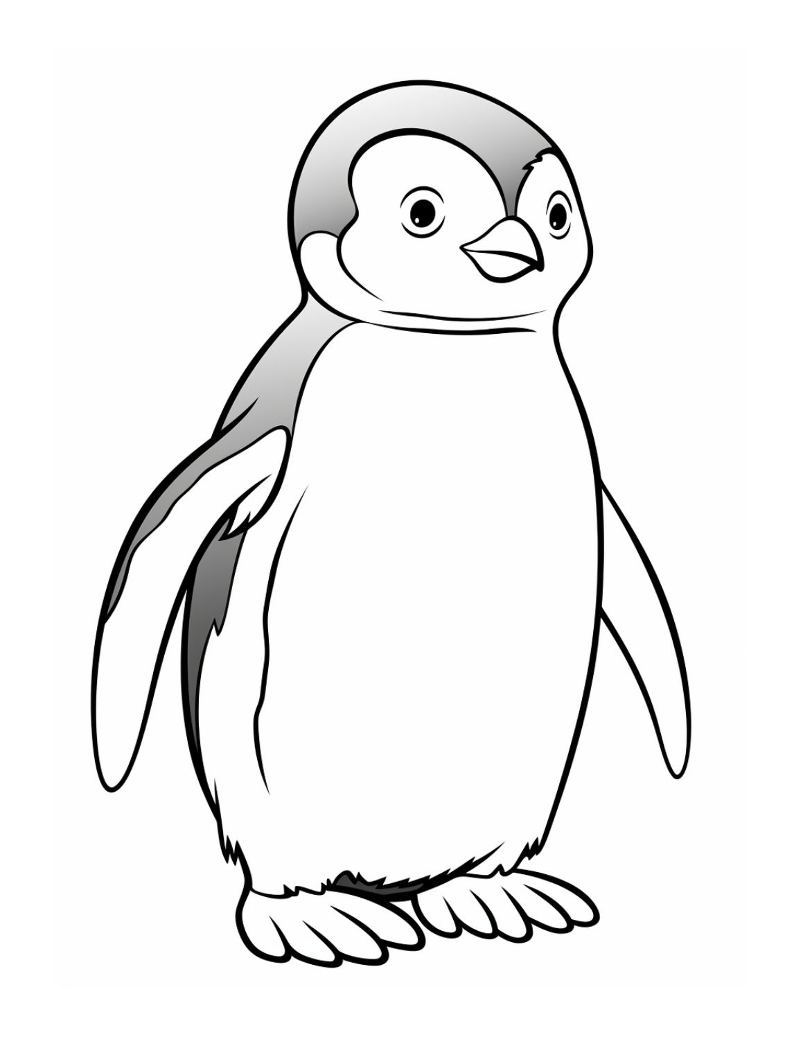 Free printable penguin coloring pages for kids skip to my lou