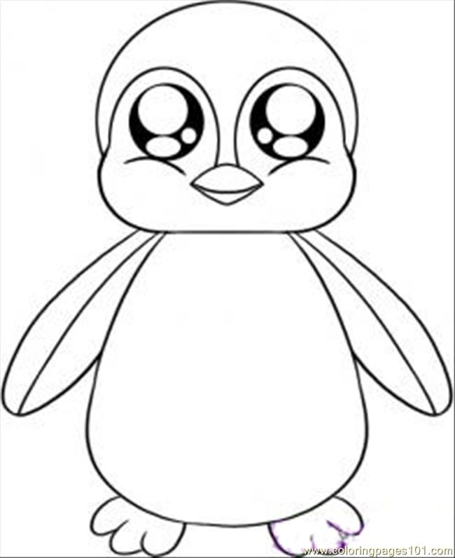 Free printable penguin coloring pages for kids