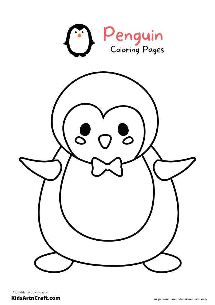 Pengu colorg pages for kids â free prtables pengu colorg pages pengu colorg prtables free kids