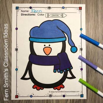 Penguins coloring pages penguins coloring book penguins craftivity