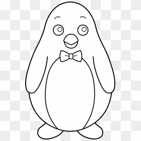 Colorable penguin with bow tie