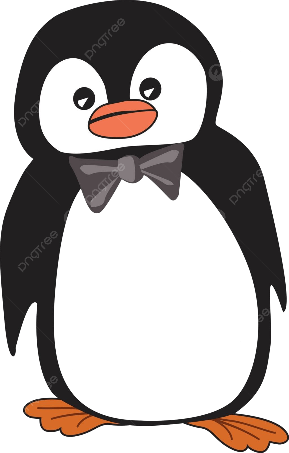 Illustration of a penguin character in pose available in vector or color vector penguin illustration snow png and vector with transparent background for free download