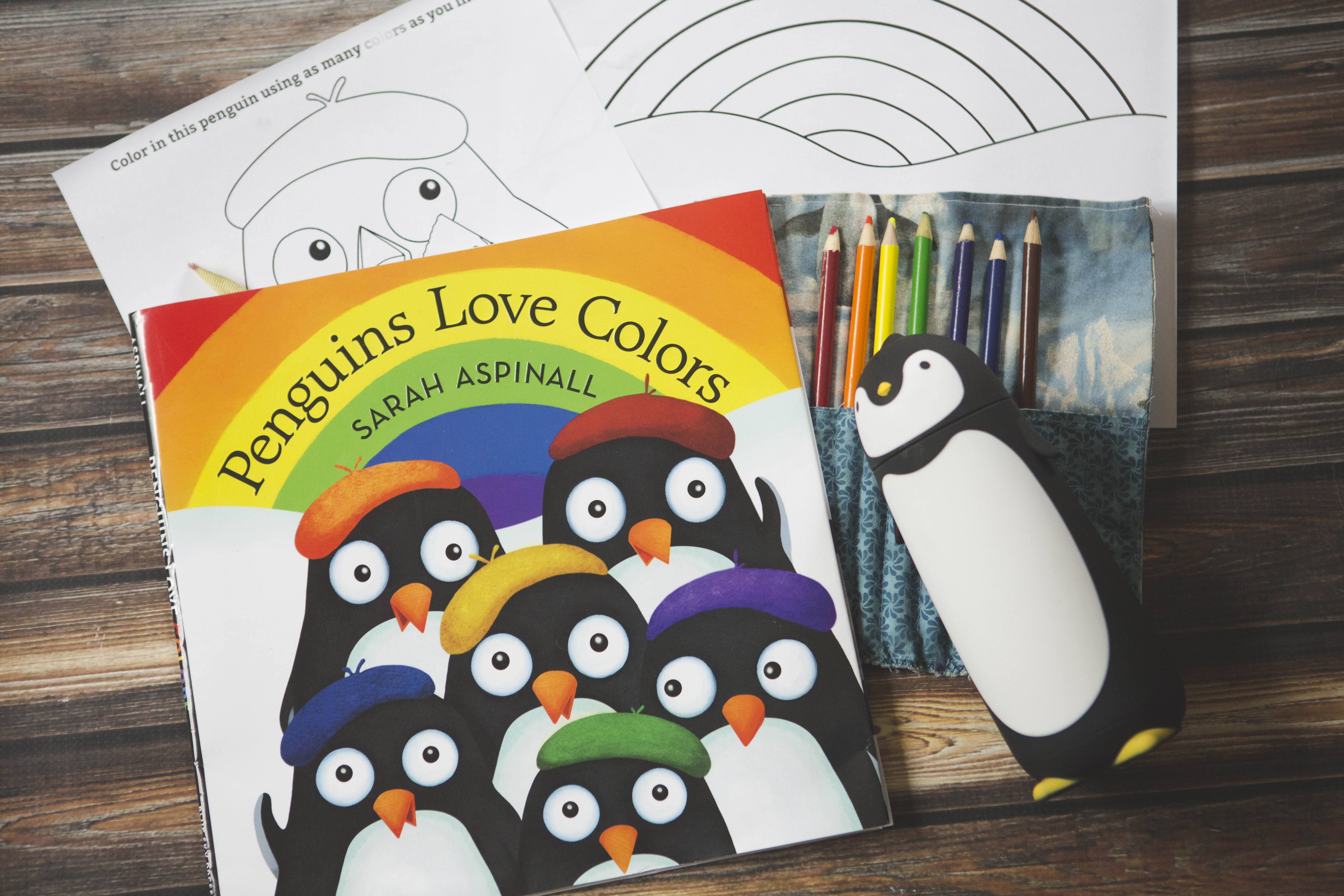 Penguins love colors