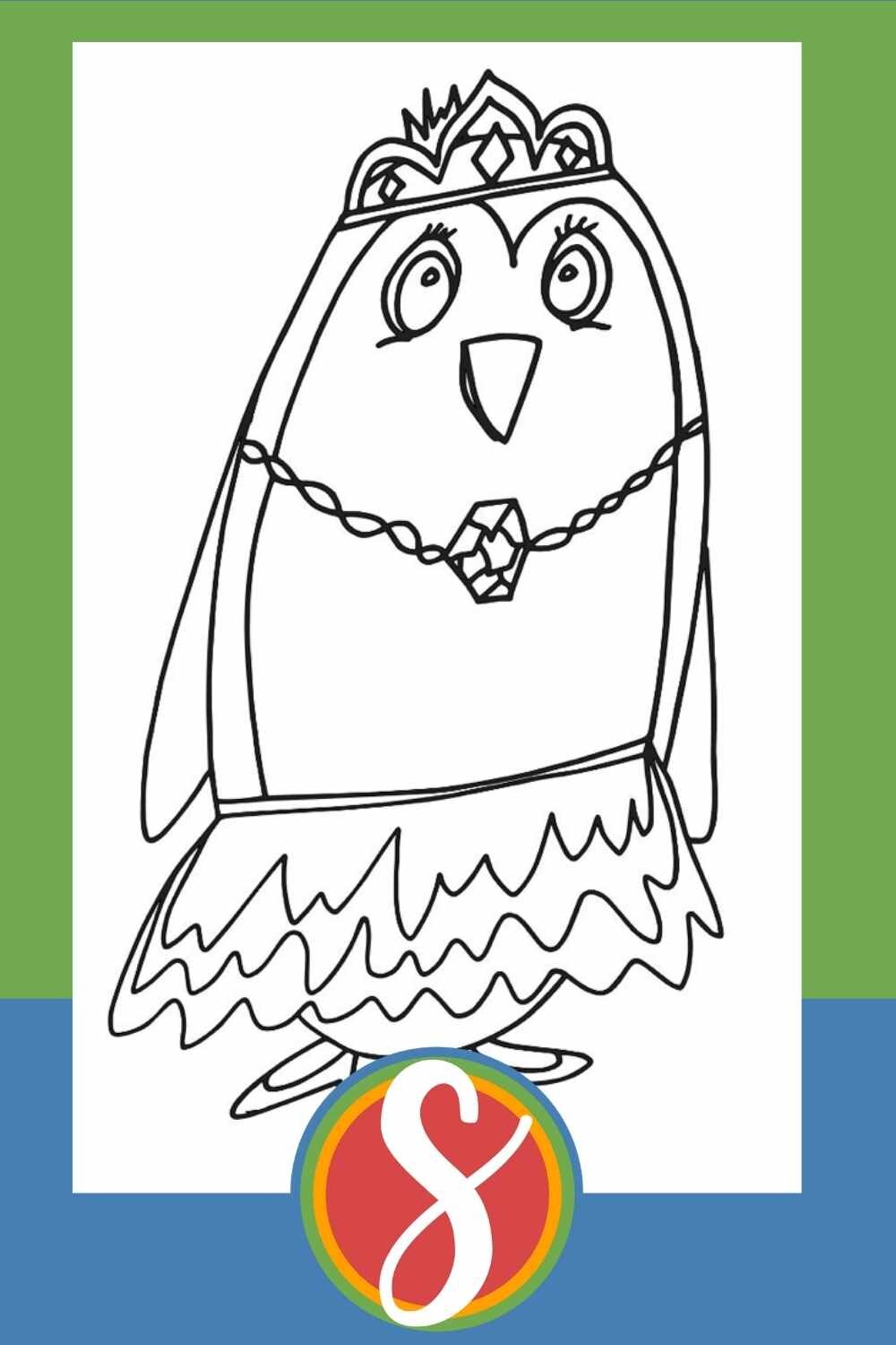 Free penguin coloring pages â stevie doodles