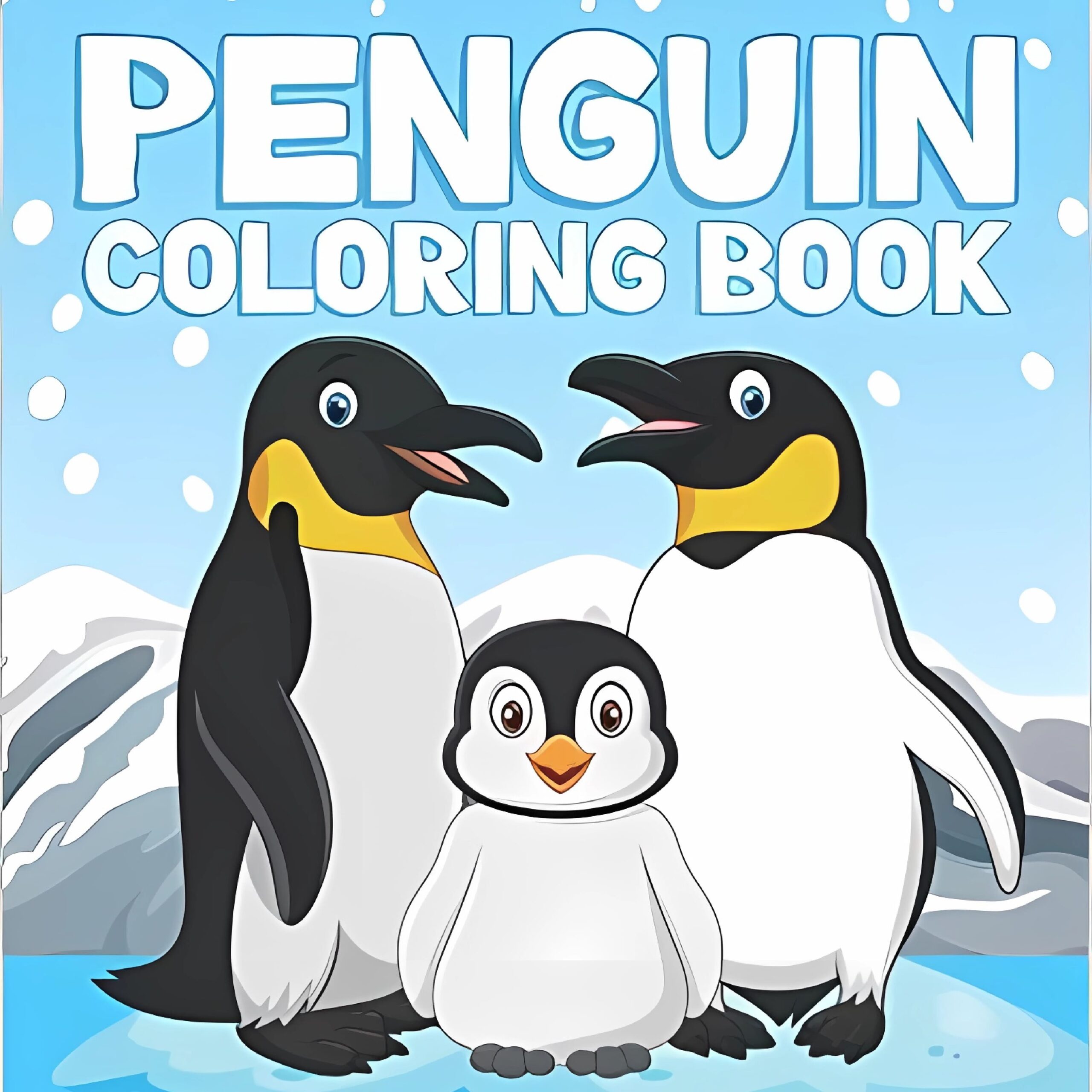 Penguin coloring book