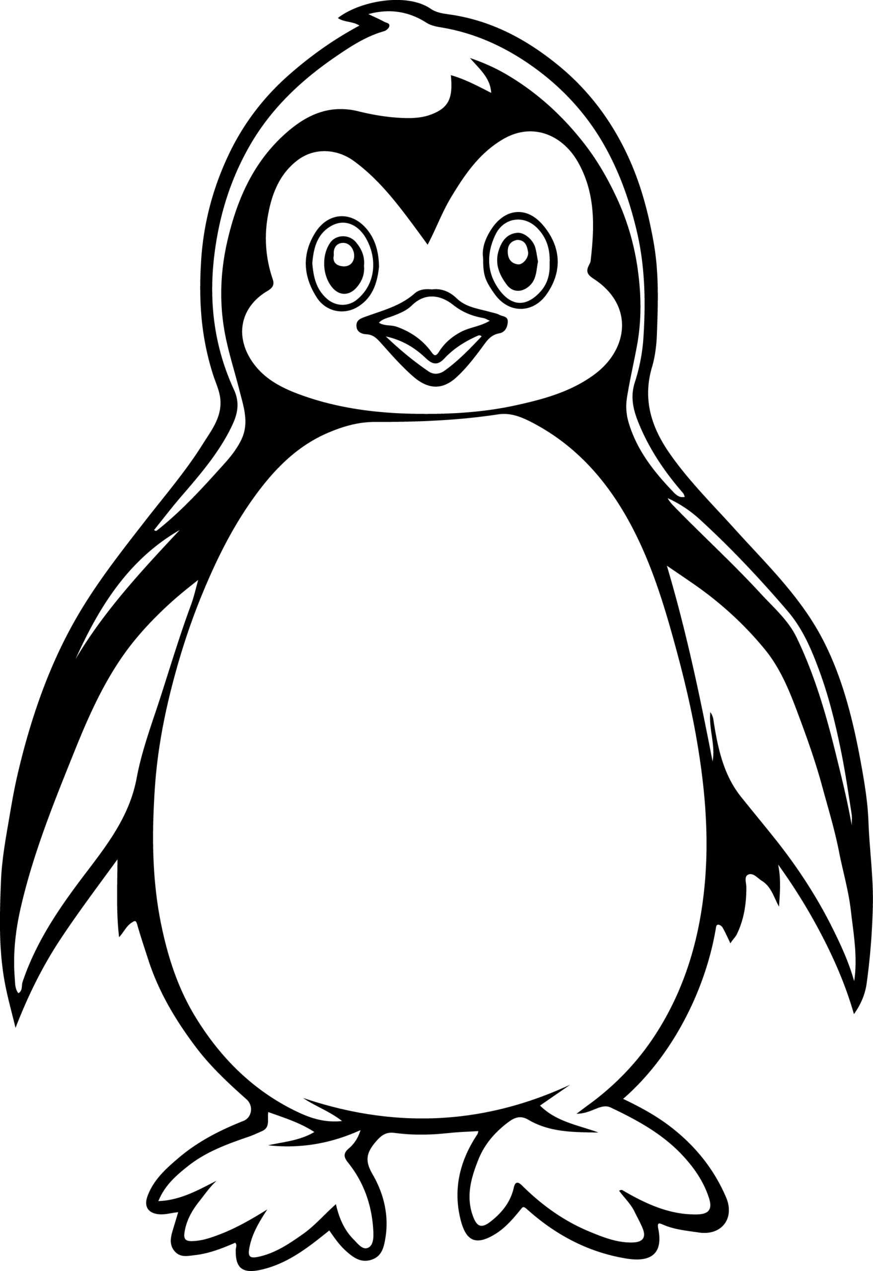 Penguin coloring book