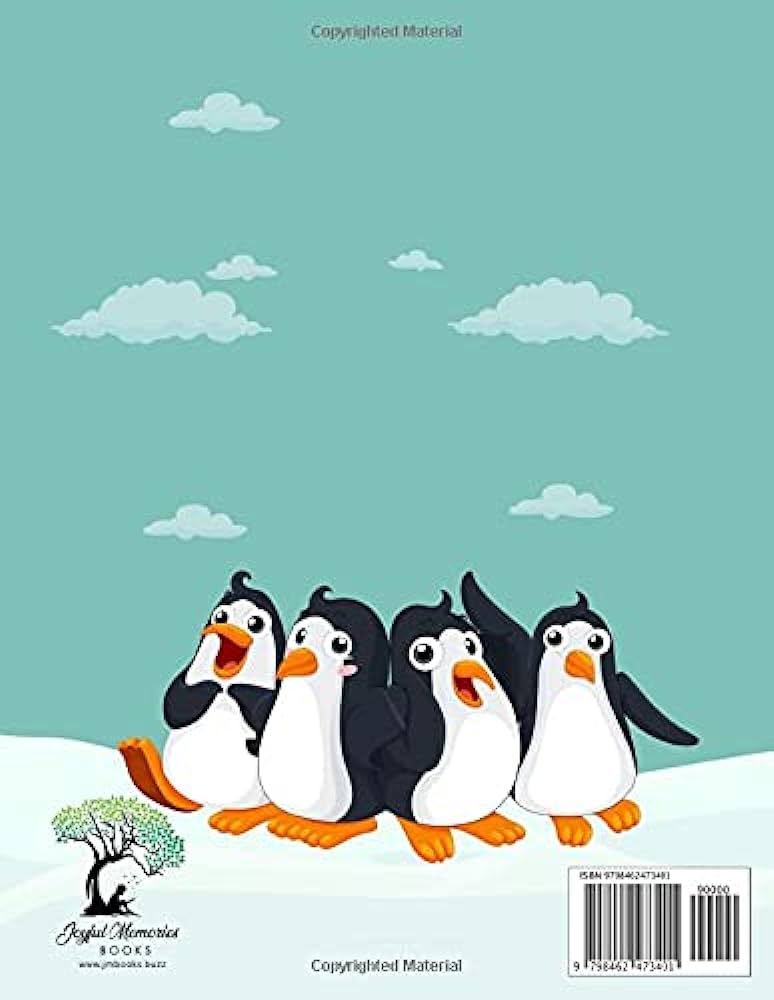 I just love penguin coloring book large print penguins to color great coloring book for kids all about penguins cute penguins to color pages x size adams caster w books joyful