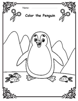 Penguins coloring pages kindness activities by practice to learn