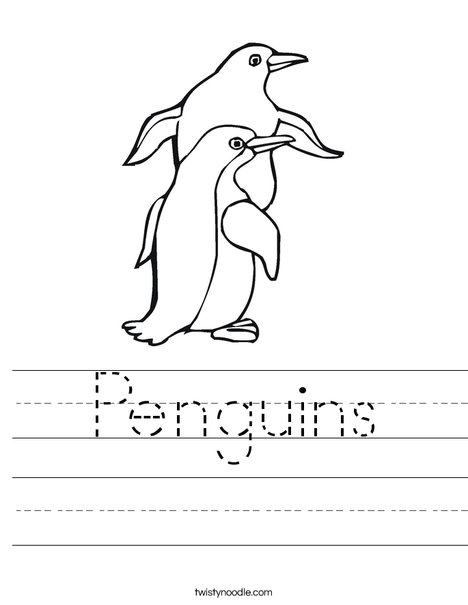 Penguins worksheet