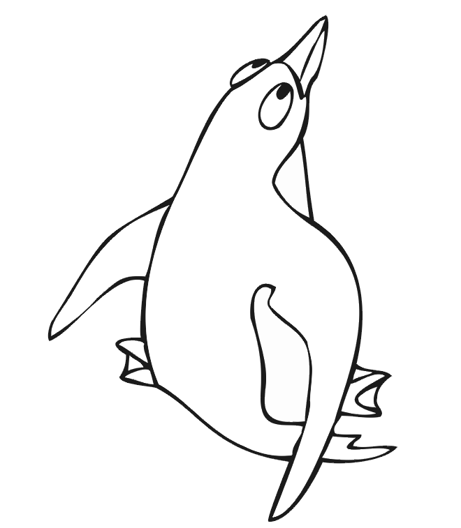 Penguin coloring page penguin possibly on eggs