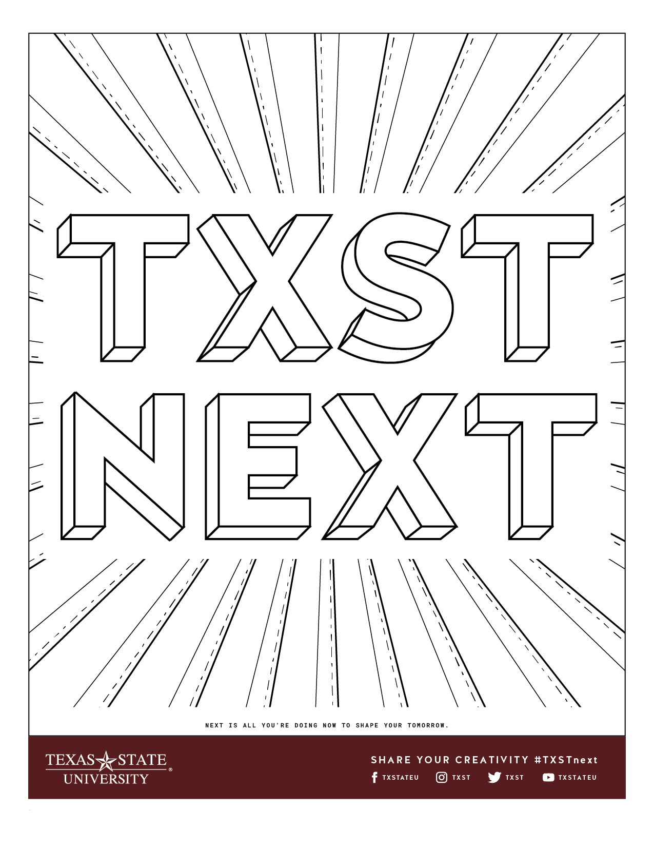 Coloring pages guidelines texas state university
