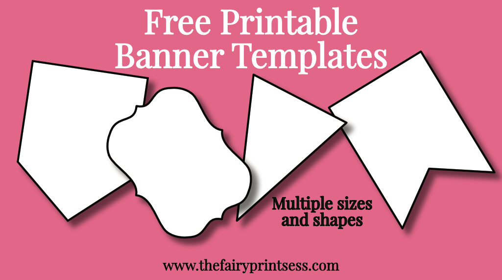 Free printable banner templates