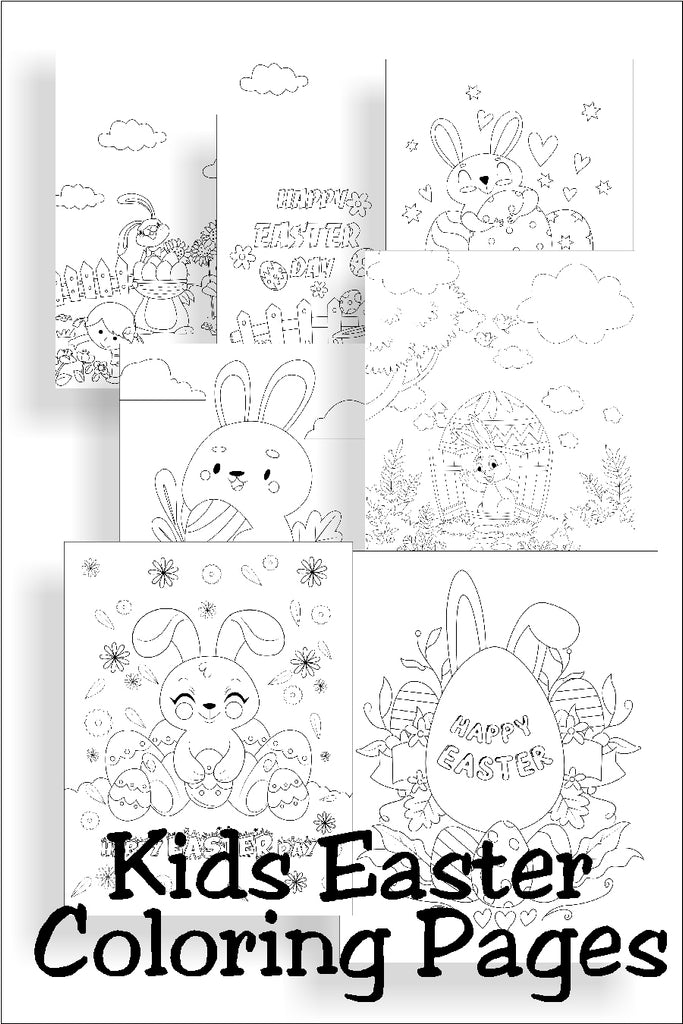 Easter coloring pages printables for kids â diy party mom