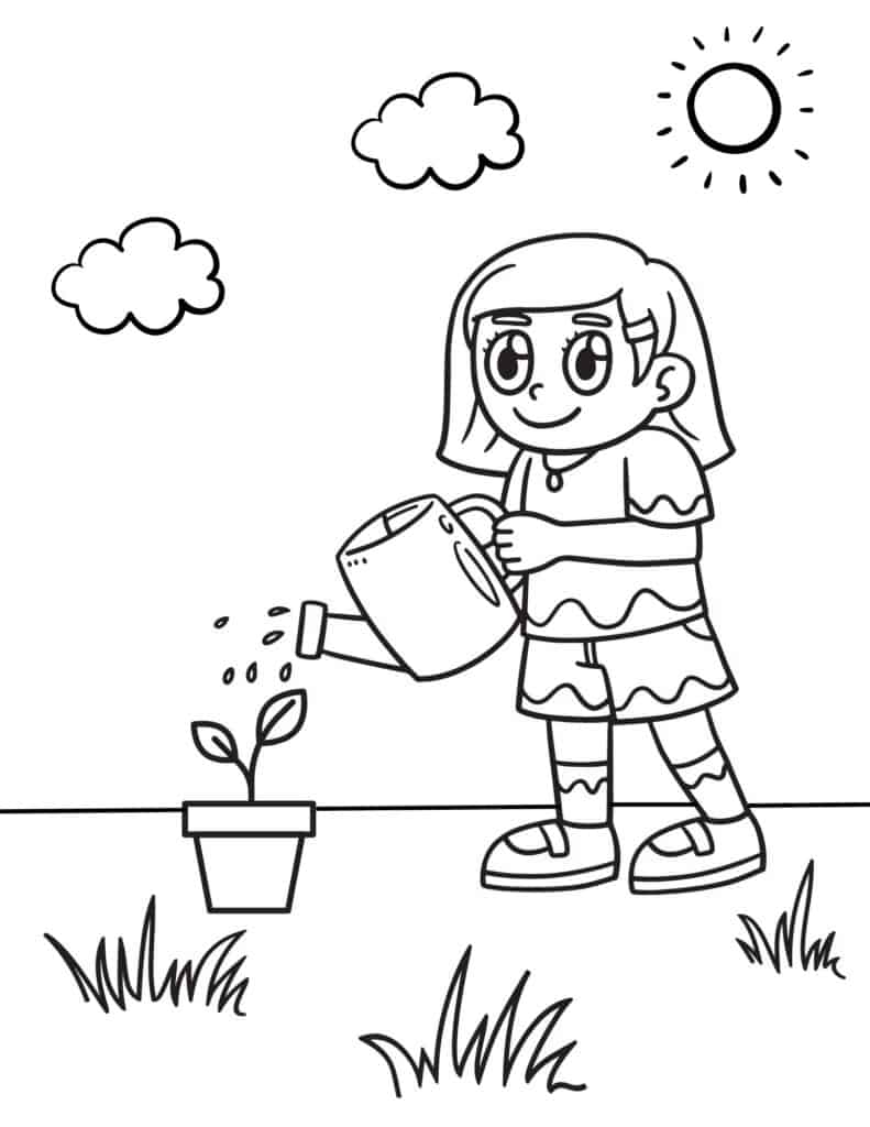 Free printable earth day coloring pages for kids