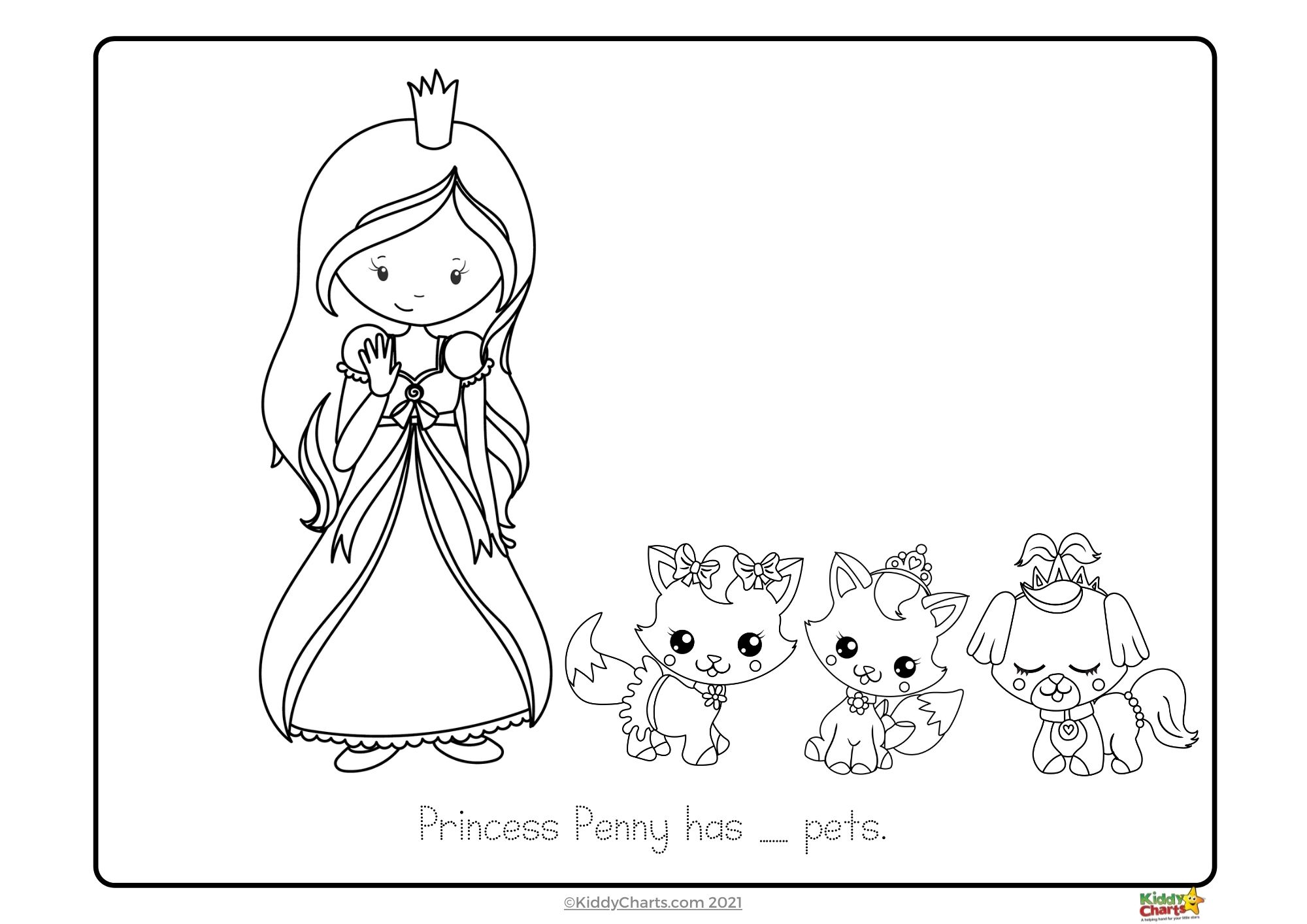 Princess coloring pages