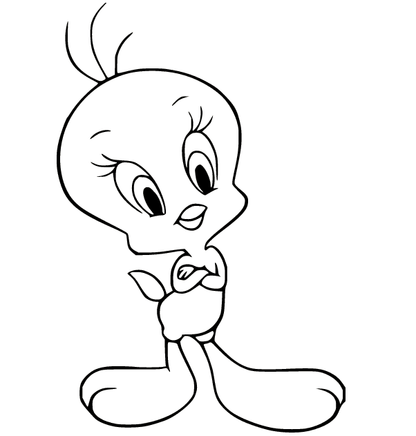 Tweety coloring pages printable for free download