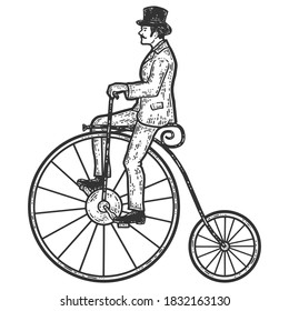 Penny farthing vector art graphics