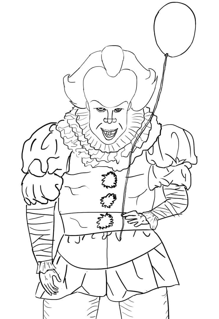 Pennywise coloring pages