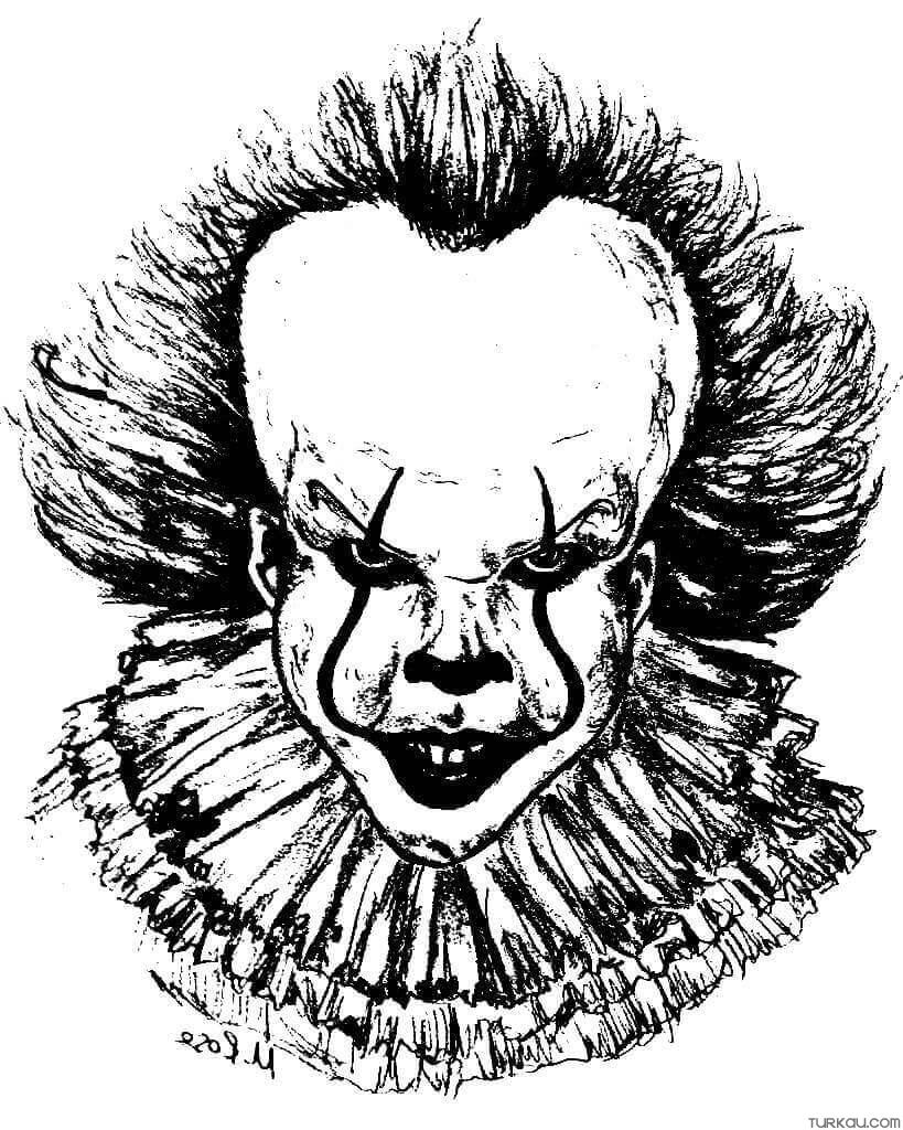 Pennywise coloring page