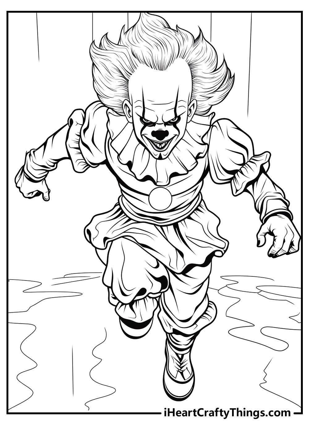 Printable pennywise coloring pages updated