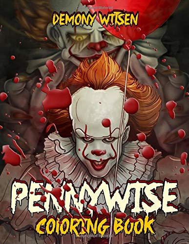 Buy pennywise coloring book it clown coloring book for horror movie fans online at kuwait