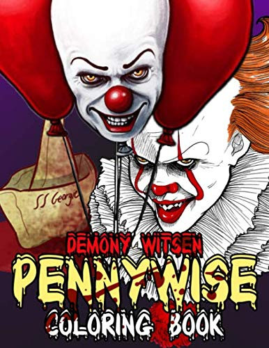 Pennywise coloring book by demony witsen