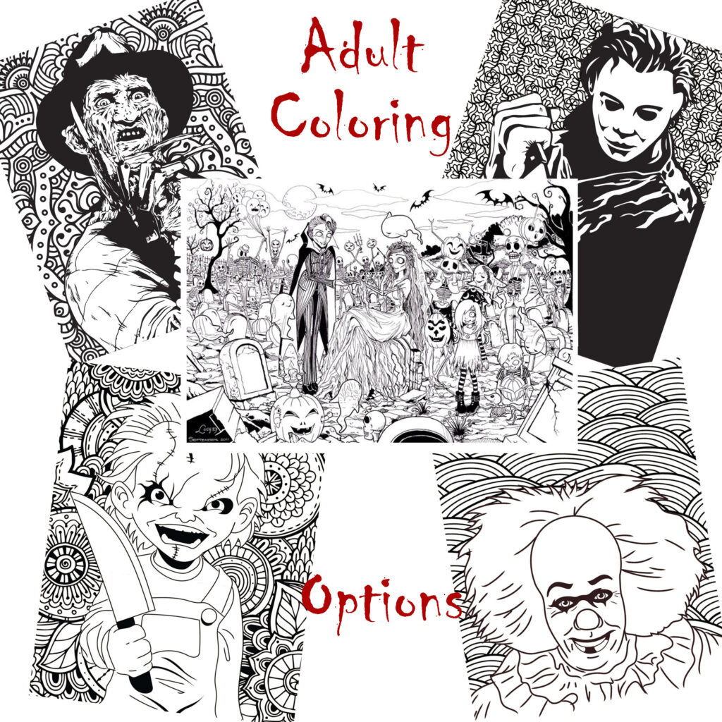 Spooktacular coloring contest