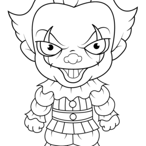 Pennywise coloring pages printable for free download