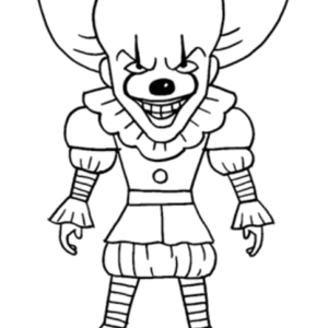 Pennywise coloring pages printable for free download