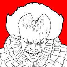 It pennywise coloring page this it pennywise coloring page is available for free in stephen kings itâ coloring pages flag coloring pages pennywise painting