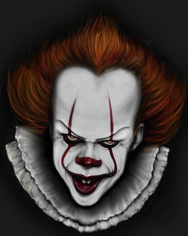 Pennywise art print by silviq yoncheva