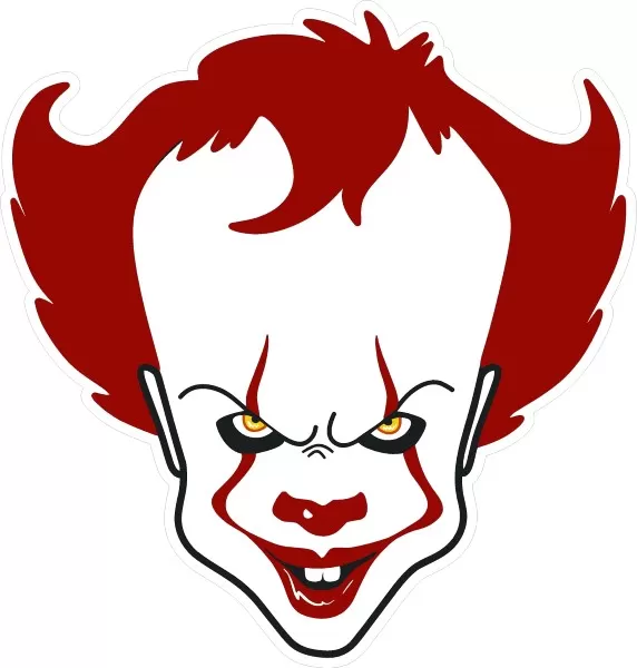 Pennywise it clown decal sticker