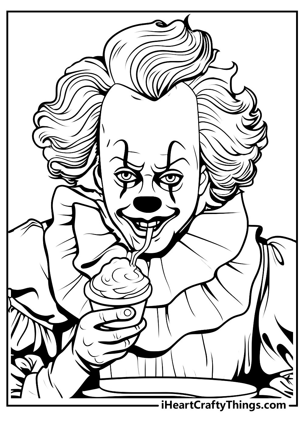 Printable pennywise coloring pages updated